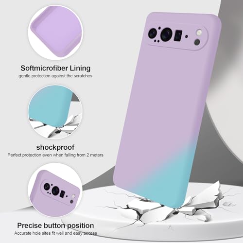 GiiYoon Case Compatible with Google Pixel 9 Pro XL, Silky-Soft Touch Full-Body Protective Phone Silicone Case - Image 2