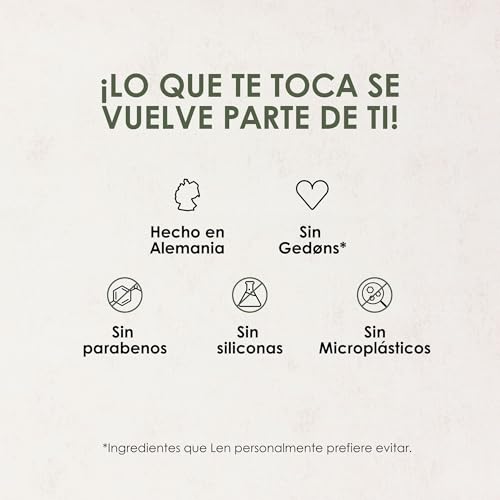 Jean & Len Acondicionador Hidratante Romero y Jengibre en bolsa de recambio, para cabellos secos, nutre intensamente y mejora la peinabilidad, fragancia especiada, sin siliconas ni parabenos, 600 ml - imagen 7