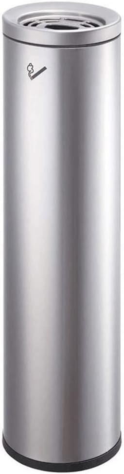 Stand Up Ashtray Stainless Steel Ashtray Outdoor Trash Can Vertical Cigarette Disposal Cigarette Container with Trash Can Cigar Ashtrays For Outdoors (Color : D)