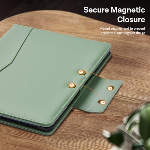 Image of CoBak Premium PU Leather Case for 11 inch Kindle Scribe 3rd Gen 2025, Kindle Scribe Colorsoft, TouchPad D10, Folio Cover with Pen Holder, Auto Sleep /Wake, Card Slots & File Folders, Not for Remarkable