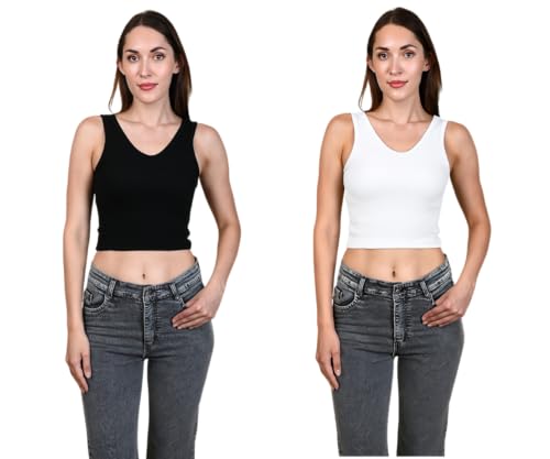 Image of Women's Stylish & Premium Cotton Tank Top & Crop Top for Women