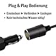 Netzgleichrichter Netzadapter Adapter 100V - 240V auf 12V/3A (36W) KFZ Zigarettenanzünder Steckdose Spannungswandler 12V Netzteil über das Stromnetz für Auto-Kühlbox, Luftpumpe, Autostaubsauger