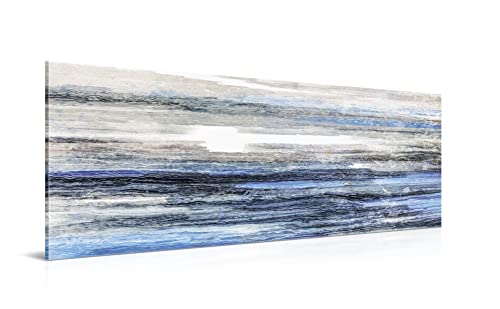 DON LETRA Cuadro Abstracto Moderno, 150 x 50 cm, Decoración Moderna para Salón y Dormitorio, Lienzo de Poliéster, Bastidor de Madera, LEN2110008 Cover