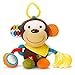 Skip Hop-306201 Bandana Buddies, Juguete de Actividad, Peluche para Bebés y Niños, Mono (306201)