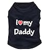 Pet Dog T-Shirt I Love My Daddy Mommy Vest Gi...