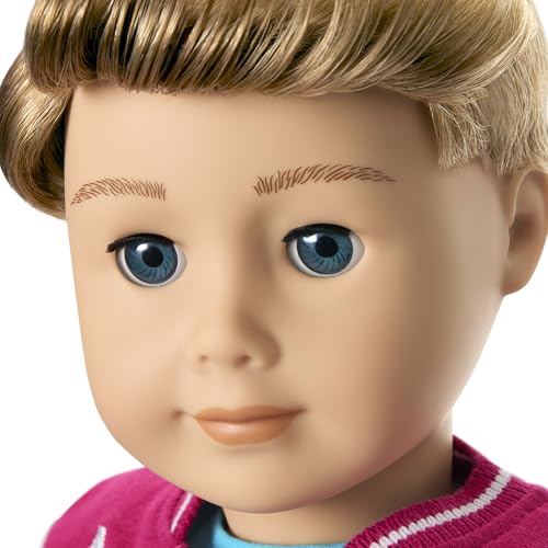 Image of American Girl, Truly Me 18-inch Doll #104 with Dark-Blue Eyes, Straight Caramel Hair, Light Skin, for Ages 6+