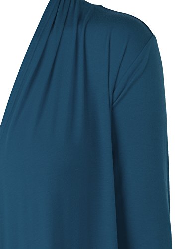 Image of Made By Johnny Women's Open Front Cardigan Lightweight Soft Drape Long Sleeve Cardigan for Work Travel Casual