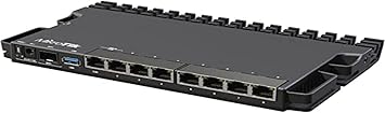 MikroTik RouterBORD 5009UG+S+ with Marvell Armada ARMv8 CPU, 876538 Marvell Armada ARMv8 CPU 4-cores, 1.4GHz per core, 1GB of DDR4 RAM, 1GB RB5009UG+S+in, Ethernet WAN,