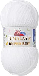 2 Pack/Skeins Himalaya Dolphin Baby, elke streng 100 gr/3.5 oz, 120 mt/132 yd, super omvangrijk garen, deken garen, fluwelen garen, breigaren, amigurumi garen, babygaren 80303