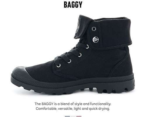 Palladium Baggy, Damen Desert Boots, Schwarz (Black/Black), 39.5 EU