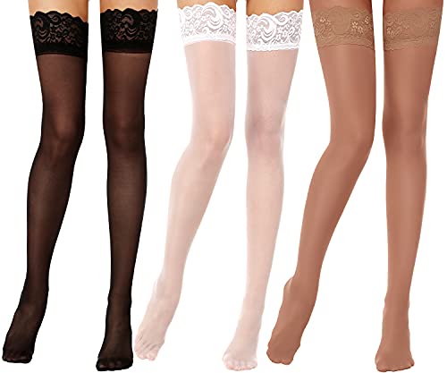 Image of Lidogirl Lace Top Thigh High Stockings