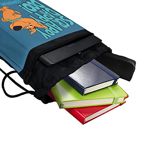 LOGOVISION Scrappy Dappy Doo Drawstring Backpack Sports Bag Sackpack 17" x 13", Perfect for Gym, Yoga or Practice4