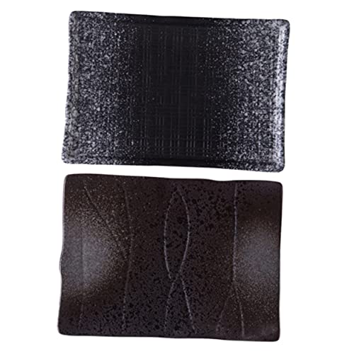 Alipis 2pcs Platos Rectangulares de Sushi Estilo Japonés miniatura 1