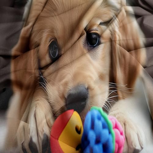 XCQHZYQ Funda Nordica para Cama 150 Perro Perdiguero De Oro Animales Poliéster Algodón Suave Juego de Funda Edredónes 220x240 cm y 2 Funda de Almohada 50x75 cm, Juego de Ropa de Cama - imagen 5