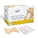 Dynarex Adhesive Bandage, Fabric Fingertip, 1.75 Inches X 2 Inches Sterile, 100 Count