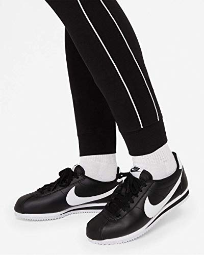 NIKE Air FLC Pantaloni Black/Black/White L