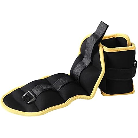 JFIT Ankle Weight Pair 2.0 LBS, Set of 2 with Adjustable Velcro Straps - Breathable, Moisture Absorbent Weight Straps for Men and Women - Comfortable Ankle, Wrist Weights Cover