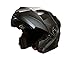 Produktbild Qtech Klapp Motorradhelm mit DOPPELVISIER/Sonnenblende - Mattschwarz - L (59-60cm)