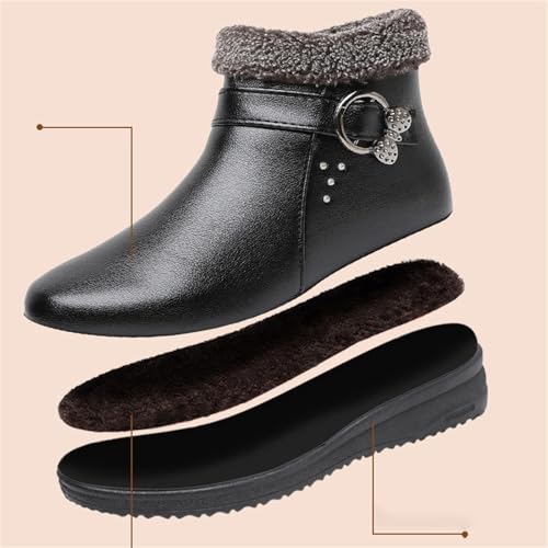 Bottines avec zip femme légères pour éviter les pieds froids