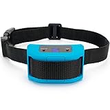 Dog Bark Collar No Barking Shock Collar for Small Medium Large Dogs by Best Buds with Humane No Shock Mode Vibration Beep Sound Automatic Adjustable Electric Training Collar[Blue]