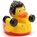 Duckshop I Badeente Bodybuilding I Quietscheente L: 8,5 cm I Quietscheentchen I Geschenk Fitness-Freaks I Pr&auml;sent Sportler I Sammler