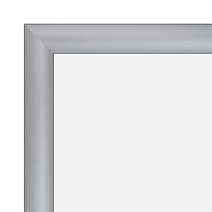 SnapeZo Poster Frame 10x15 Inches, Silver 1.2 Inch Aluminum Profile, Front-Loading Snap Frame, Wall Mounting, Premium Series