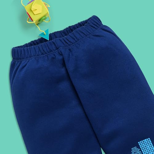 Image of LuvLap Baby Boys Full Sleeve Sweatshirt & Pyjama Set Pack of 1