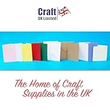 Craft UK, 40 Blank Cards and Envelopes for Card Making, 300gsm, Made in the UK, Lasting Quality, Mixed Pastels, 6 x 6-Inch - Image 7