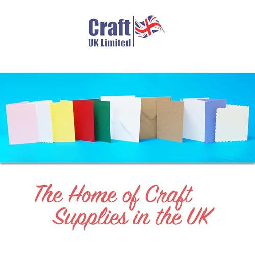 Image of Craft UK 2308-6x6 inch Assorted Pastel Cards & Envelopes Pack of 40
