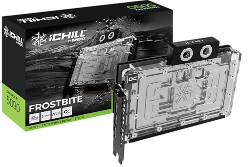 INNO3D GeForce RTX 5090 iCHILL FROSTBITE OC 32GB GDDR7 Graphics Card