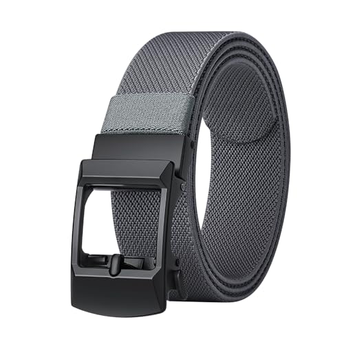VANNANBA Mens Belt Stretchable - Elastic Nylon Web Golf Belt for Jeans Casual Pants