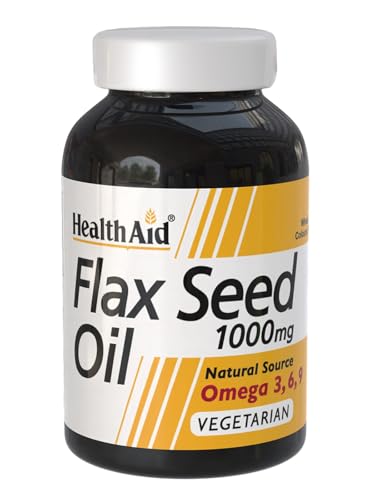 HealthAid Flaxseed Oil 1000mg - 60 Capsules
