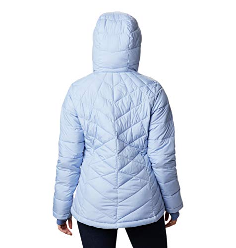Image of Columbia Women's Omni-Heat Reflective Heavenly Hooded Hiking & Trekking Down Standard Length Jacket