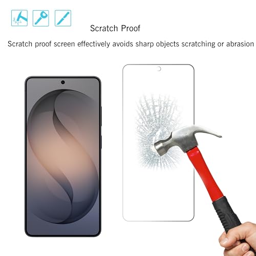 Image of Ailun Glass Screen Protector for Galaxy S26 Ultra [6.9 Inch] 3Pack + 2Pack Camera Lens Tempered Glass Fingerprint Unlock 0.25mm Ultra Clear Anti-Scratch Case Friendly [Not For S26 /S26 Plus]