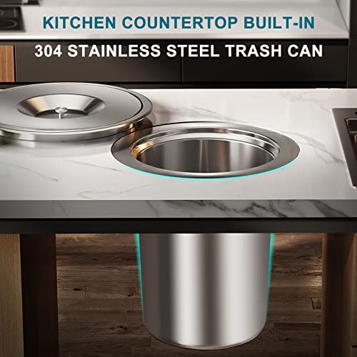 Composteur de cuisine en acier inoxydable pour trier sans effort - 3