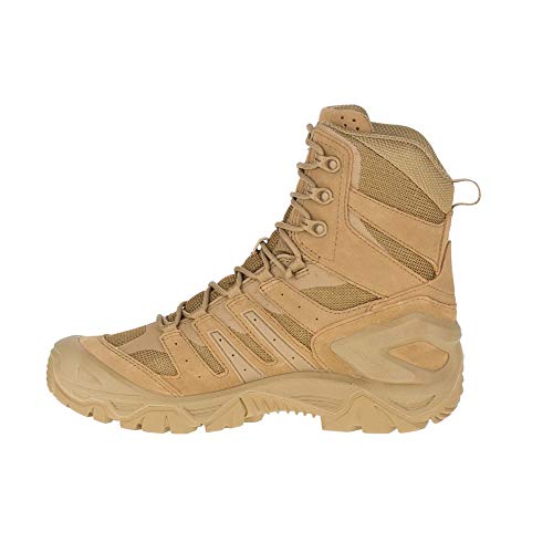 Merrell Men's Strongfield Tactical 8" Waterproof Military Boot, Dark Coyote, 10.5 #TOP4