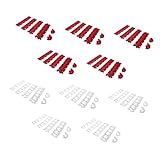 DeeRace RCカーフィールドフェンスセット RCカーレーストラックドリフト 頑丈 アップグレード フレキシブル 交換用アクセサリー 互換あり