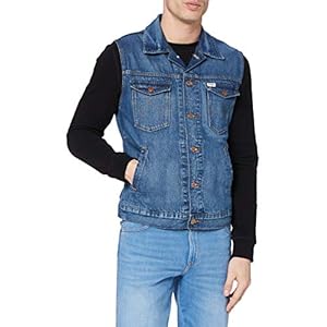 Wrangler DENIM VEST heren spijkerjas