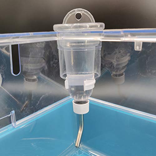 Balacoo 1 Conjunto de Hamster Pino de Disparo Automático Waterer Waterer Garrafa De Nenhum Gotejamen