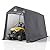 GARTOO 7' x 12' Outdoor Storage Shed- Heavy Duty Storage Shelter Tent with Roll-up Ventilated Door, Portable Garage Zipper Storage shed for Bike, ATV, Motorcycle Shelter, Gray
