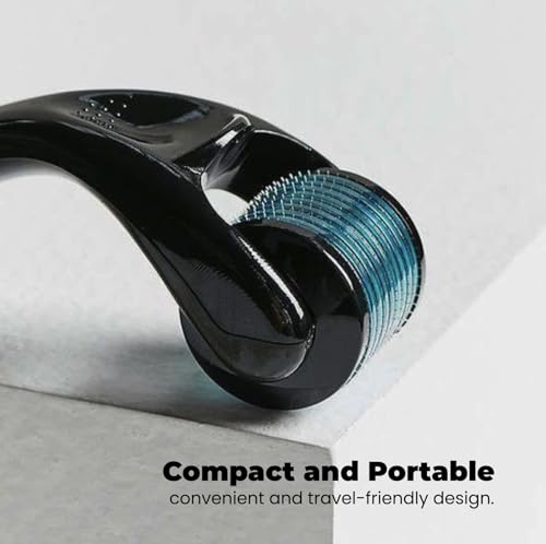 Roselynboutique RSB-BK Derma Roller For Hair Beard Facial Skin Face 540 Microneedle 0.25Mm Cosmetic Beauty Instrument thumb #5