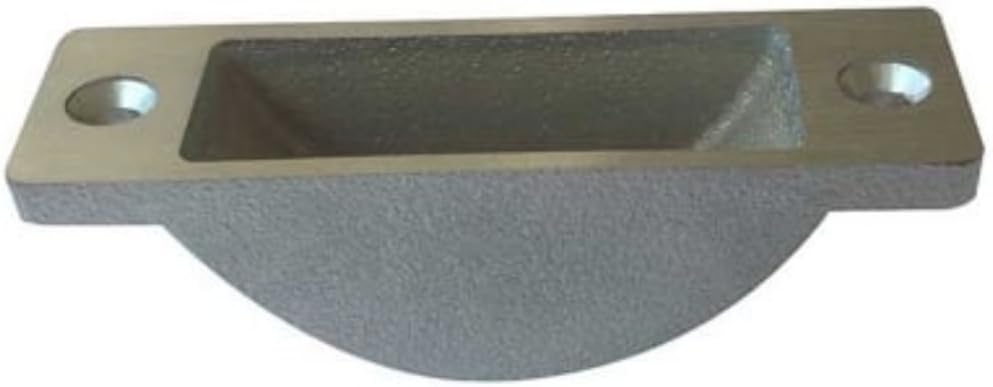 Jedo Easy Clean Door Flush Bolt Floor Socket 62mm x 19mm Satin