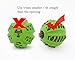 ONTWOPETS Dog Ball Toy - Interactive Dog Enrichment, Mental Stimulation Treat Embedding Rubber Ball Reduce Boredom (3 inches)
