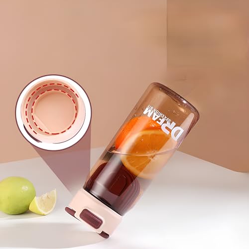 Image of THE VENTI SHOTAY Classic Unbreakable Water Bottle with Sipper BPA Free, Leak-Proof Water Bottle Ideal for Office, Sports, School, Gym (700ML-Brown)