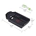 VANJING Compatible with Center Console Organizer Tray Toyota C-HR CHR 2016-2018 Accessories with A Cleaner Brush