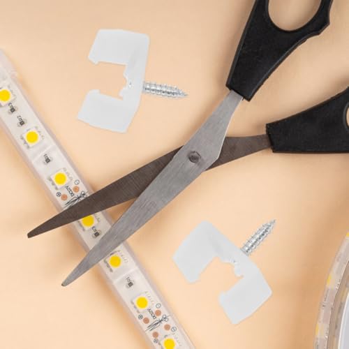 Clips de fixation pour éclairage LED montage facile sans décollage