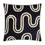 Heya Home Archie Abstract Tufted Kissenbezirk, Mono
