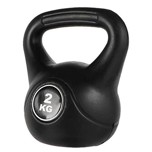 Capa de plástico Kettlebell da Besport para academia em casa e exercícios em casa, treinamento cruza