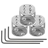 Solution complète : notre kit de remplacement de boutons de basse comprend des boutons en forme de dé et des clés, offrant tout le nécessaire pour améliorer le son de votre guitare électrique