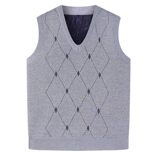Sweater Vest Men - Mens Sleeveless Sweaters V Neck Casual Knitted Pullover Fall Fashion 2025